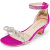 Dream Pairs Kids' Ankle Strap Sandal In Hot Pink