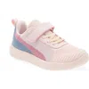Dream Pairs Kids'  Knit Low Top Sneaker In Pink/grey/blue