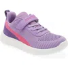 Dream Pairs Kids'  Knit Low Top Sneaker In Purple/fuchsia