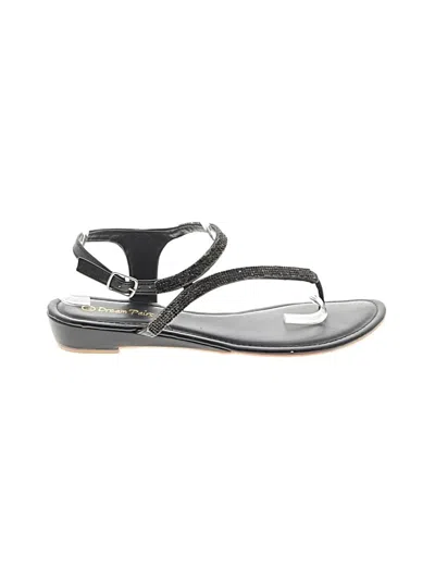 Pre-owned Dream Pairs Sandals In Black