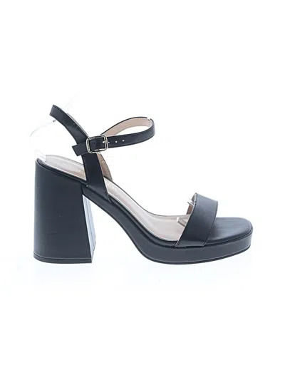 Pre-owned Dream Pairs Sandals In Black