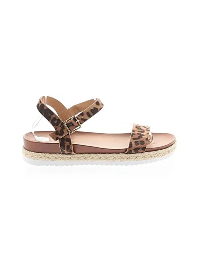 Pre-owned Dream Pairs Sandals In Brown
