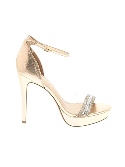Pre-owned Dream Pairs Sandals In Gold
