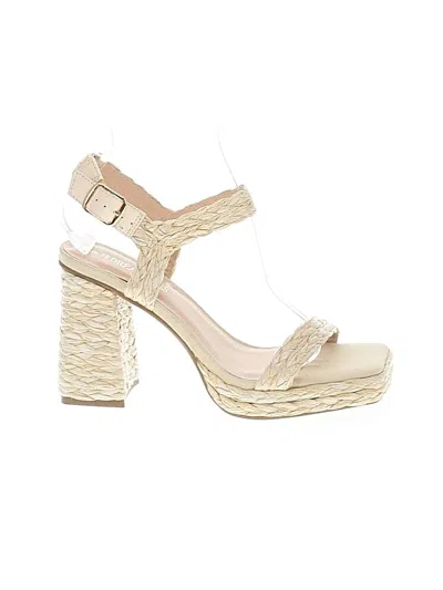 Pre-owned Dream Pairs Sandals In Ivory