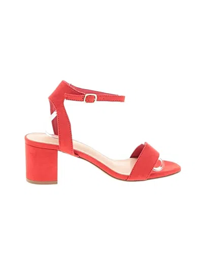 Pre-owned Dream Pairs Sandals In Red