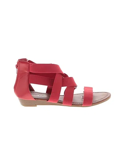 Pre-owned Dream Pairs Sandals In Red