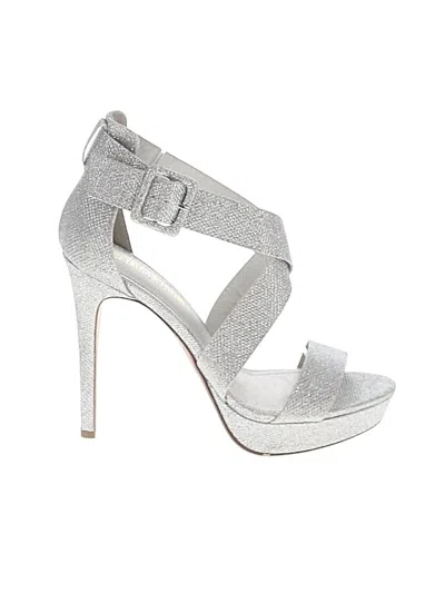 Pre-owned Dream Pairs Sandals In Silver