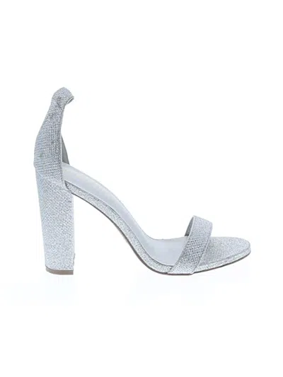 Pre-owned Dream Pairs Sandals In Silver