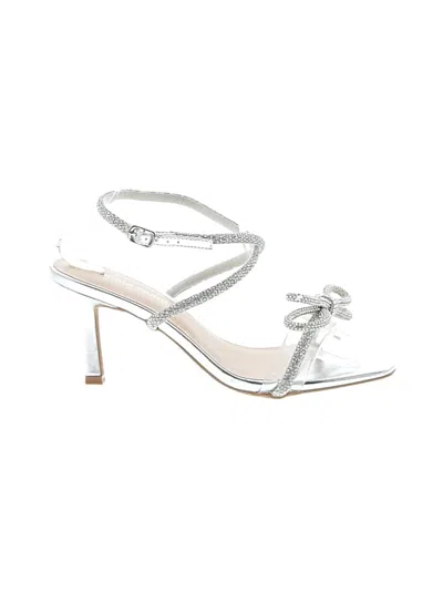 Pre-owned Dream Pairs Sandals In Silver
