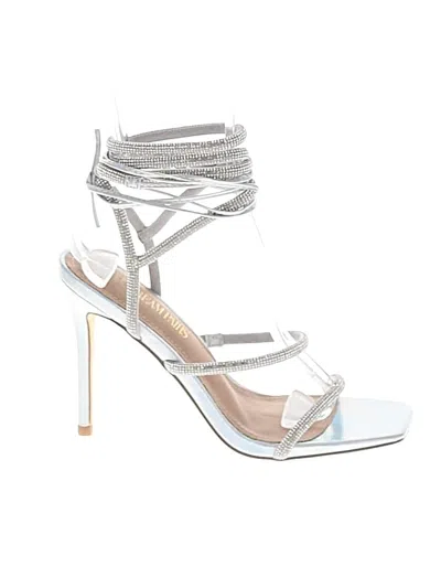 Pre-owned Dream Pairs Sandals In White