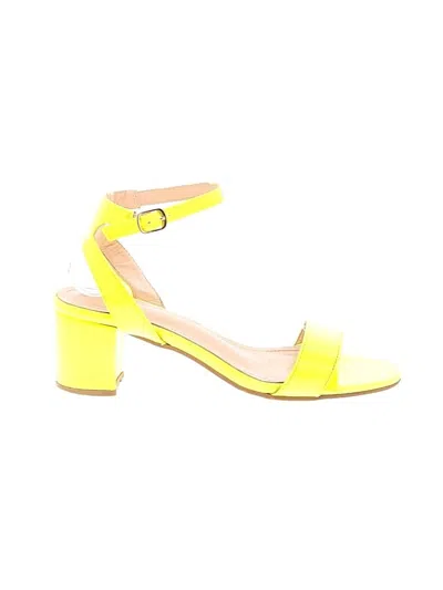 Pre-owned Dream Pairs Sandals In Yellow