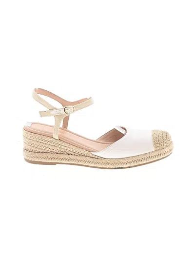 Pre-owned Dream Pairs Wedges In Ivory