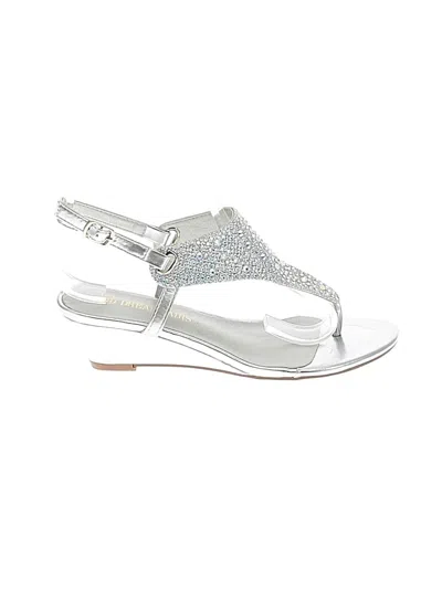 Pre-owned Dream Pairs Wedges In Silver