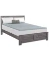 Dream Serenity Cool Point 2in Memory Foam Mattress Topper In Grey