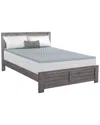 Dream Serenity Cool Point 3in Memory Foam Mattress Topper In Grey