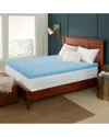 Dream Serenity Ecowave 4" Memory Foam Mattress Topper, Twin Xl In Blue