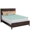 Dream Serenity Ecozone 4in Memory Foam Mattress Topper In Green
