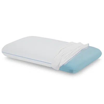 Dream Serenity Memory Foam Medium Cooling Pillow In White