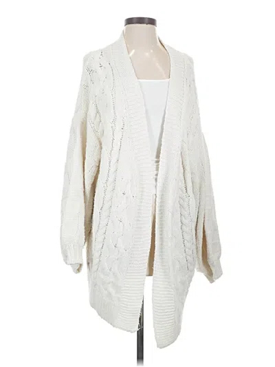 Pre-owned Dreamers By Debut Cardigan Sweater In Ivory