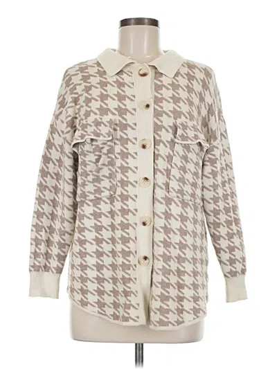 Pre-owned Dreamers By Debut Cardigan Sweater In Ivory