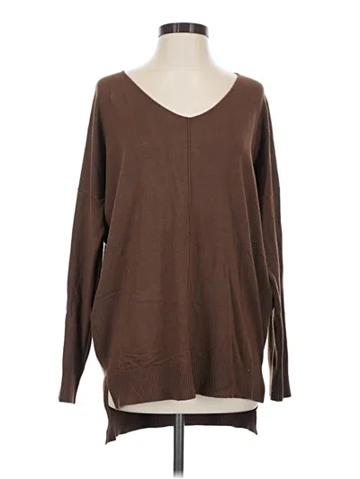 Pre-owned Dreamers By Debut Long Sleeve T-shirt In Brown