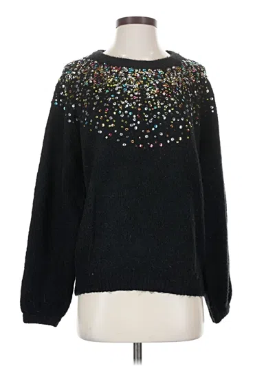 Pre-owned Dreamers By Debut Pullover Sweater In Black