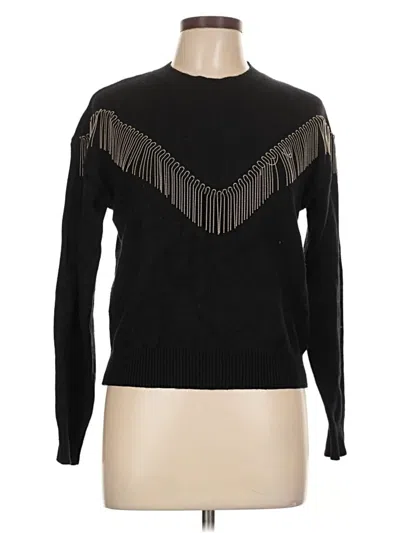 Pre-owned Dreamers By Debut Pullover Sweater In Black