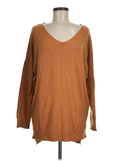 Pre-owned Dreamers By Debut Pullover Sweater In Brown