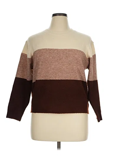 Pre-owned Dreamers By Debut Pullover Sweater In Brown