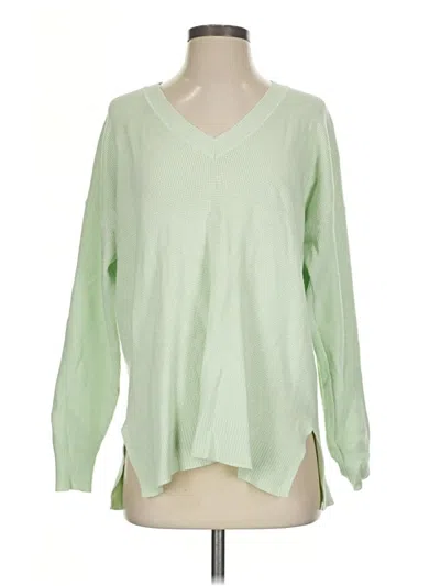 Pre-owned Dreamers By Debut Pullover Sweater In Green
