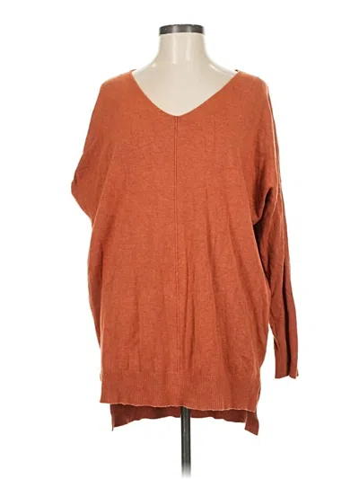 Pre-owned Dreamers By Debut Pullover Sweater In Orange