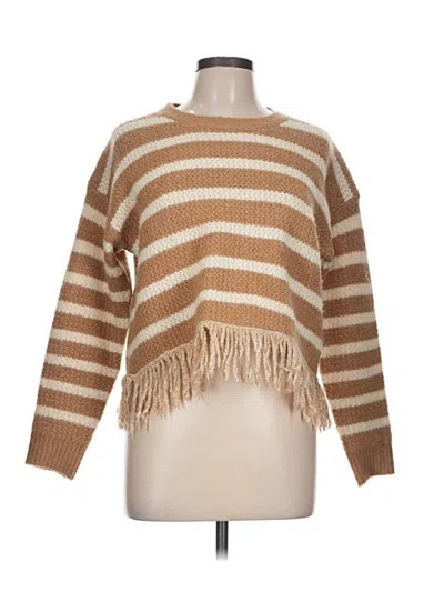 Pre-owned Dreamers By Debut Pullover Sweater In Tan