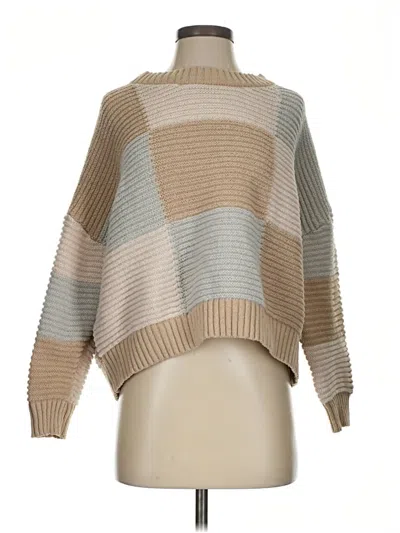 Pre-owned Dreamers By Debut Pullover Sweater In Tan