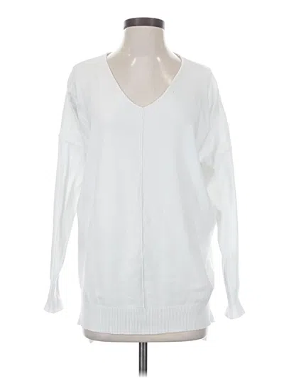 Pre-owned Dreamers By Debut Pullover Sweater In White