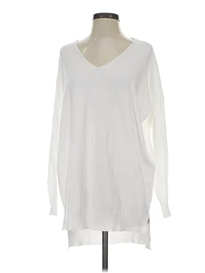 Pre-owned Dreamers By Debut Pullover Sweater In White