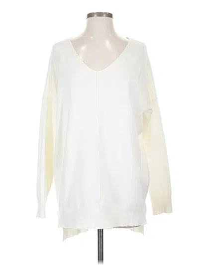 Pre-owned Dreamers By Debut Pullover Sweater In White