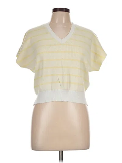 Pre-owned Dreamers By Debut Pullover Sweater In Yellow