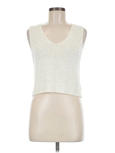 Pre-owned Dreamers By Debut Sweater Vest In Ivory