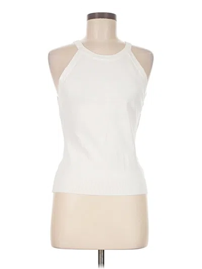 Pre-owned Dreamers By Debut Tank Top Ivory Halter Neckline Tops
