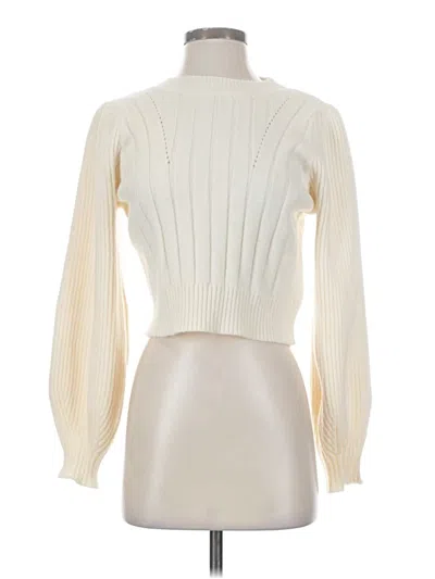 Pre-owned Dreamers By Debut Turtleneck Sweater In Ivory