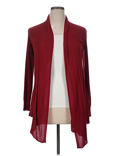 Pre-owned Dreamers Cardigan Sweater In Burgundy