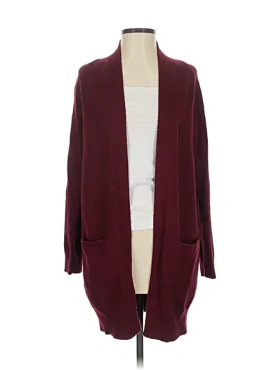 Pre-owned Dreamers Cardigan Sweater In Burgundy