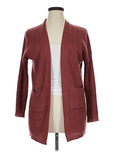 Pre-owned Dreamers Cardigan Sweater In Burgundy