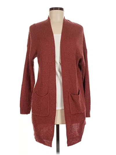 Pre-owned Dreamers Cardigan Sweater In Burgundy