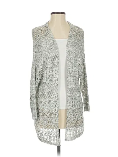 Pre-owned Dreamers Cardigan Sweater In Silver