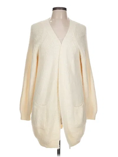 Pre-owned Dreamers Cardigan Sweater In White