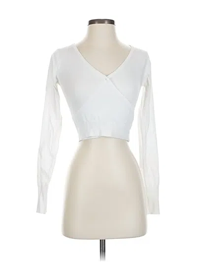 Pre-owned Dreamers Pullover Sweater In White