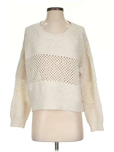 Pre-owned Dreamers Pullover Sweater In White