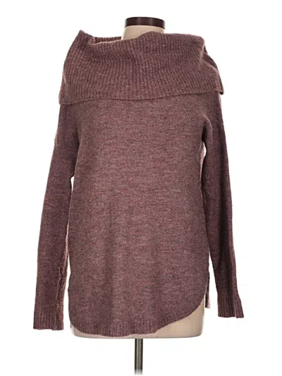 Pre-owned Dreamers Turtleneck Sweater In Burgundy