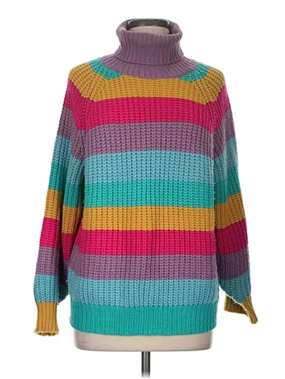 Pre-owned Dreamers Turtleneck Sweater In Teal